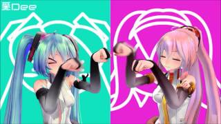 [MMD] 愛Dee (AiDee) Miku & Luka by MitchieM and Cotori (to 3rd Chorus)