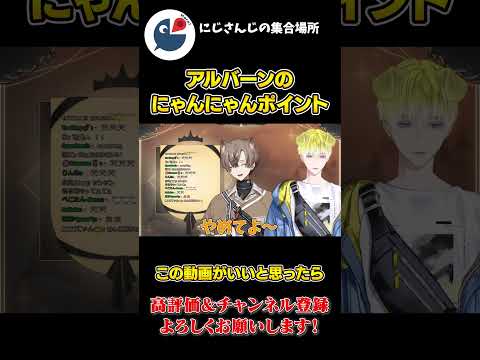 アルバーン・ノックス の にゃんにゃん ポイント について 熱く語る サニー・ブリスコー【にじさんじEN】【切り抜き】