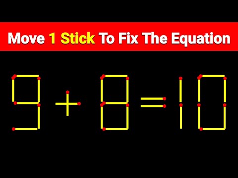 If you are genius solve this || Matchstick puzzle || Ep : 14