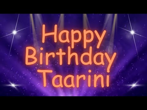 Happy Birthday Taarini 🎉 | A Special Wish Just for You! | Let's Celebrate! 🎂