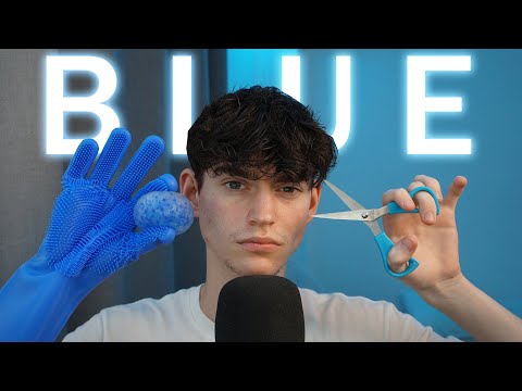 ASMR with the colour BLUE