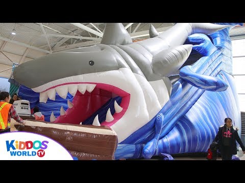 Indoor playground for Kids - Air Bounce - Giant Slides for Kids