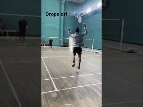 backhand drops🏸#badminton #ytshorts #subscribe