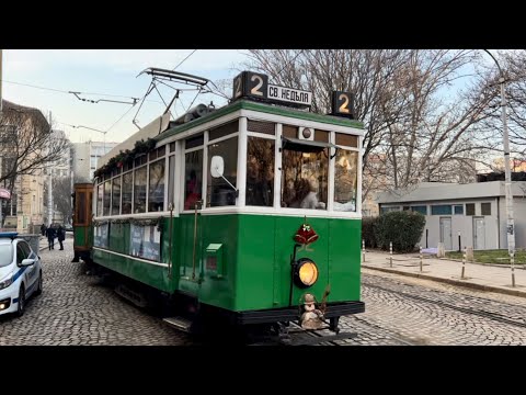 Heritage Tram 1935 MAN/Siemens | Christmas Tram Journey in 4K 60 fps UHD