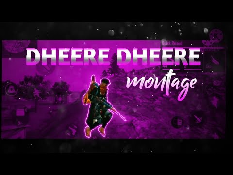 #freefiremontages #shorts  FREE FIRE BEST MONTAGE | DHEERE DHEERE 💞 X  IKTARA | LE VILLAGER GAMER⚡