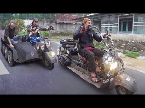 Riding Indonesia’s Cheapest Scooters Like Harley Davidson Bikes