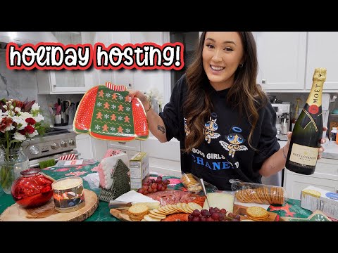 Holiday Party Prep & Present Wrapping!! | Vlogmas Day 8