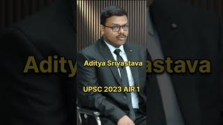 Aditya Srivastava UPSC CSE 2023 AIR 1 #upsccse2023 #upsc #ias #adityasrivastava #ips #civilservices