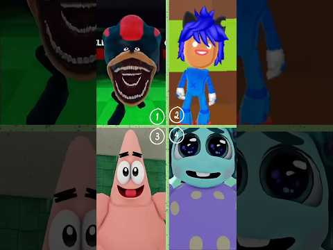 Roblox wii jumpscare shin sonic baba chops trend #Shorts #digitalcircus #insideout2 #pomni #joy