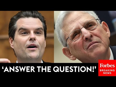 SUPERCUT: Matt Gaetz—Trump's Attorney General Pick—Grills AG Garland At Judiciary Hearings