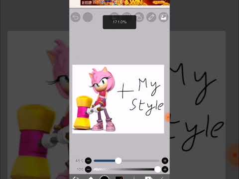 Amy Rose + My Stlye #AmyRoseArt #AmyRose #AmeliaRose #SonicArt