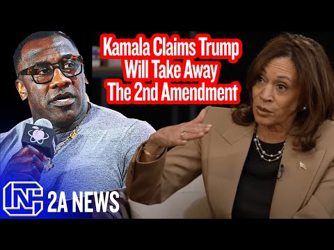 Kamala Harris Claims Trump Will Take Away The 2nd Amendment On Shannon Sharpe Podcast