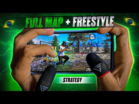 HOW TO PLAY FREESTYLE IN FULL MAP🗺️(BR-RANK)LIKE LEGENDS PLAYERS / FULL MAP+FREESTYLE GAMEPLAY TIPS