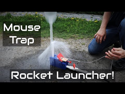 Mouse Trap Powered Water Bottle Rocket Launcher