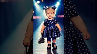 Welcome to the baby street fashion show #cute #fyp #foryou #tiktok #baby #babylove #ai #runway