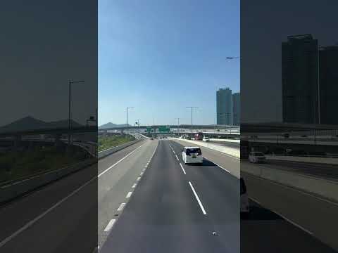 HongKong’s high way road going to International Airport, Tsing Yi area…