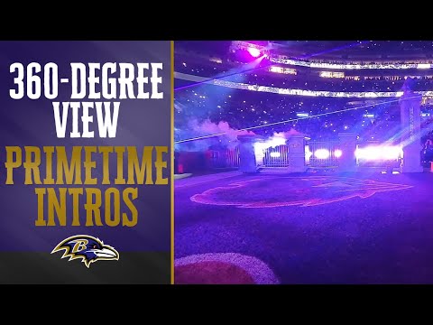 Go Inside Ravens Primetime 'Purple Rising' Introductions vs. Bengals | Baltimore Ravens