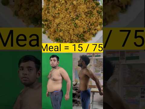 Day 15 / 75 hard balanced meal challenge + fat loss transformation journey #weightloss #shorts