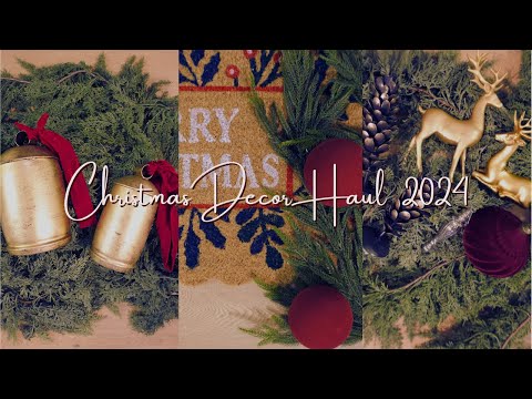 *New* Christmas Decor Haul 2024 | Traditional Christmas Finds