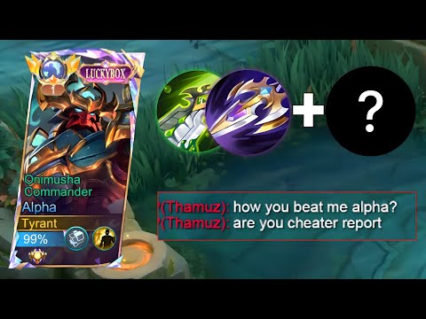 ALPHA UNLIMITED TRUE DAMAGE BUILD IN EXP 2024!! (pls try🔥) - Mobile Legends