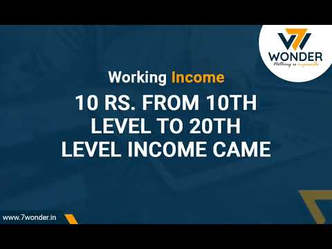 7 WONDER | Best Earning Plan | Work from home | Best business plan