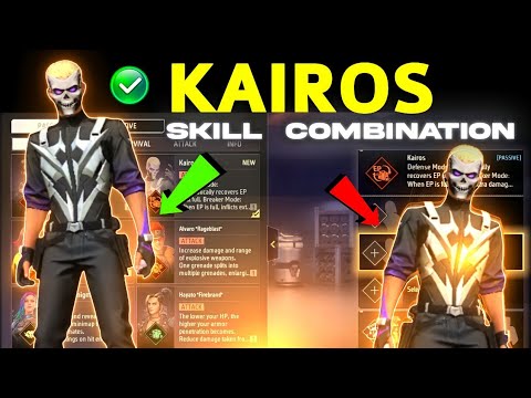 Kairos character cs rank combination | Kairos character combination in free fire | Kairos ability