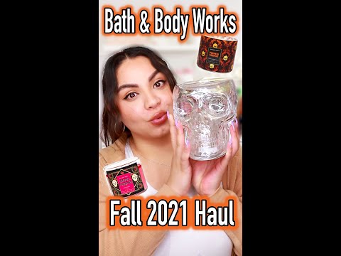 Bath and Body Works Fall 2021 Haul Halloween Collection + Fall Candles