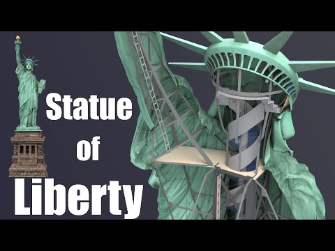 What's inside the Statue of Liberty?