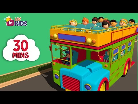 Wheels On The Bus and 18 more | 30 mins compilation | LIV Kids Nursery Rhymes and Songs | HD