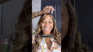 FINALLY! Feeling good🥺 #momlife #postpartum  #hairstyle #wiginstall #hairday #familyvlog