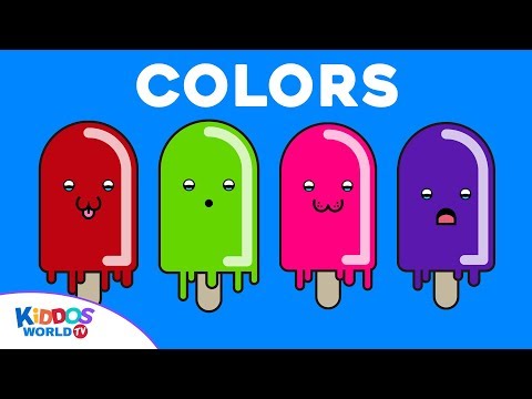 Learning the Different Colors with Fun Color Popsicles