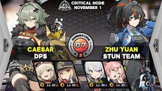 CRUSADE! M0 Caesar & M0 Zhu Yuan | Shiyu Defense 17 | Zenless Zone Zero