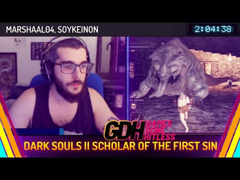 Dark Souls II Scholar of The First Sin by marshaal04 and soykeinon in 2:04:38 - Games Done Hitless