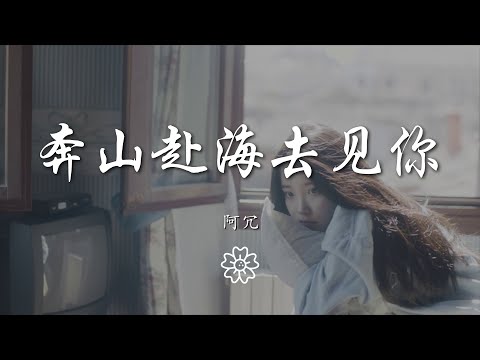 阿冗 - 奔山赴海去見你『我想去見你 哪怕穿過一億四千萬公里』【動態歌詞Lyrics】