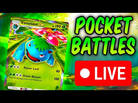 Pokemon Pocket PvP Battles, Competitive Decks, and Experimenting!