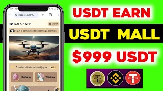 usdt shopping mall earnings website || usdt shopping mall app || new usdt website 2024