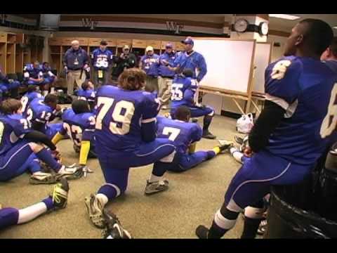 Jeff Craddock gives pregame Speech Before 2010 State Championship Game  - Tarboro High Football