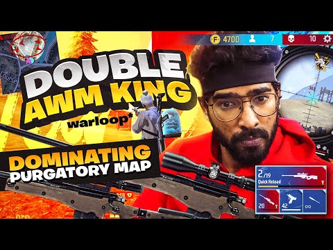 After Update New Double Awm Warloop Gameplay Last Zone 1v4 - Free Fire max