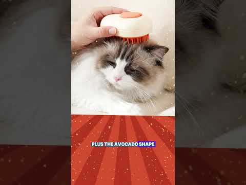 Transform Your Cat's Grooming Routine with the Steamy Cat Brush! #SteamyCatBrush #CatGrooming