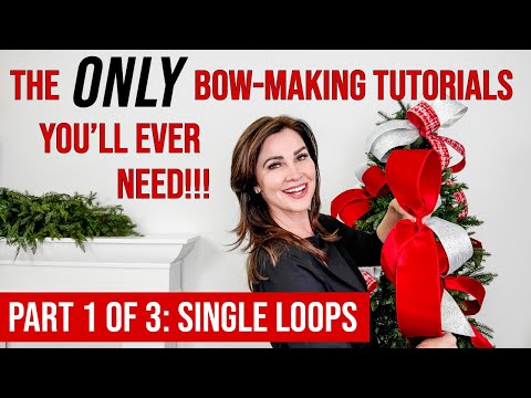 The ULTIMATE Bow-Making Tutorial | Part 1: Single Loops | Learn the BEST Technique for Stunning Bows