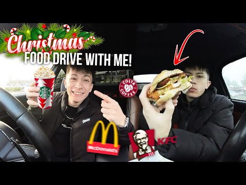 CHRISTMAS MENU DRIVE WITH ME!