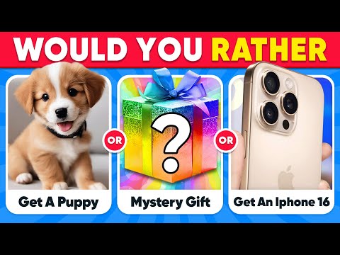 Would You Rather...? MYSTERY Gift Edition 🎁😲 Quiz Kingdom