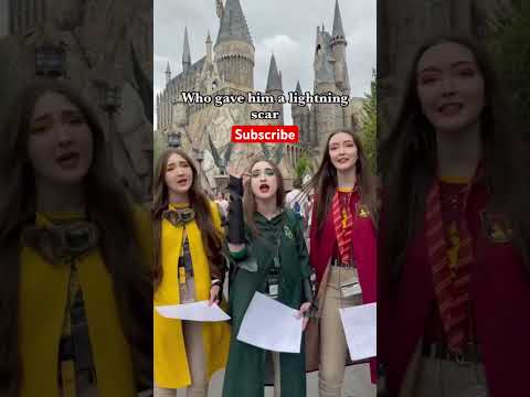 Singing Harry Potter In 99 Seconds IN PUBLIC 😱⁉️😳 PT. 1! | K3 Sisters #shorts #harrypotter #fyp