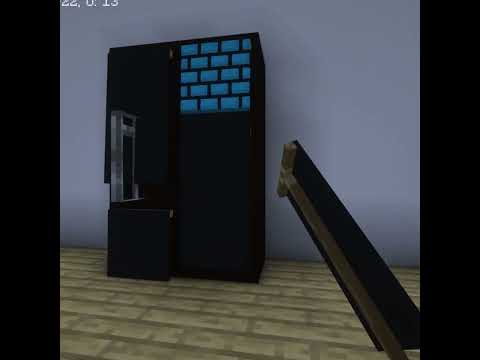 Minecraft: Modern Smart Fridge | #shorts