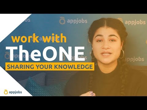 TheONE: where you can make money sharing your knowledge 🤓 | AppJobs.com