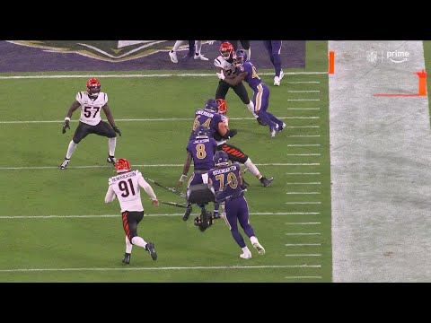 Lamar's shake and bake scramble lands Ravens at the doorstep of the end zone