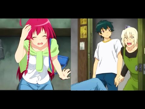 Emilia stalking | The Devil is a Part-Timer! Season 2 Episode 1