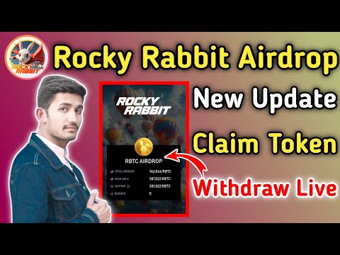 Rocky Rabbit Airdrop Mining App | Rocky Rabbit Token Withdraw | Rabbit Claim Airdrop Crypto 2024