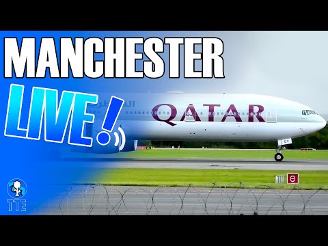 Manchester Airport Live! Stunning Close Up Aviation #planespotting #manchesterairportlive