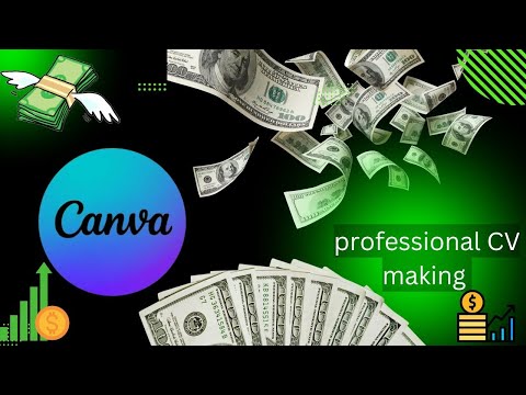 Canva দিয়ে professional CV making | মোবাইল ফোন দিয়ে ইনকাম